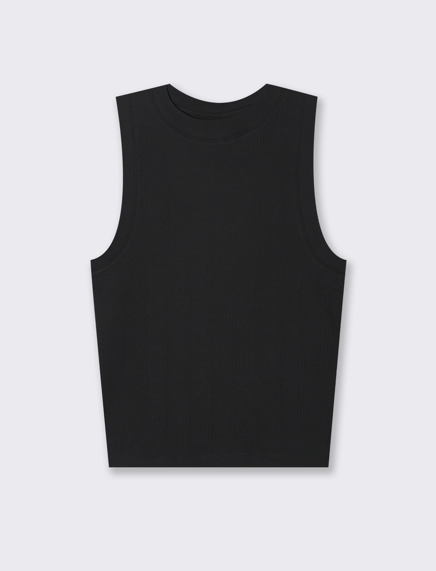 Top in maglia da donna - Nero