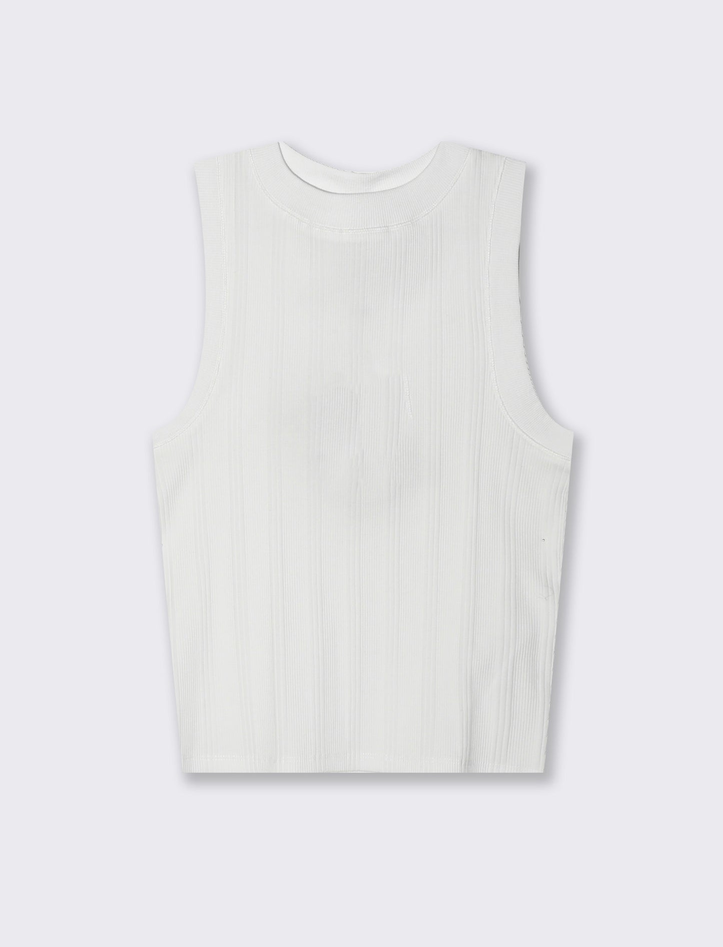 Top in maglia da donna - Bianco