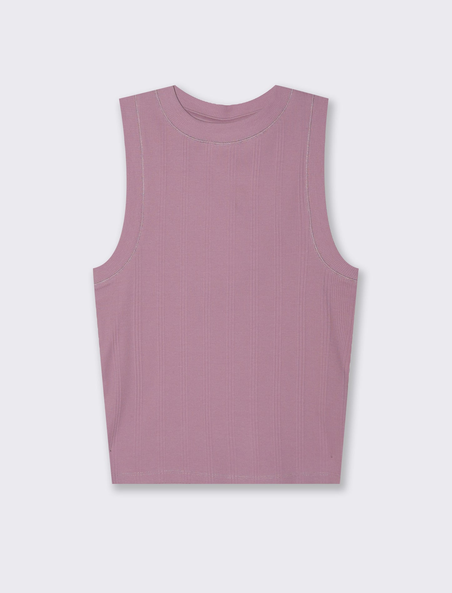 Top in maglia da donna - Rosa polvere
