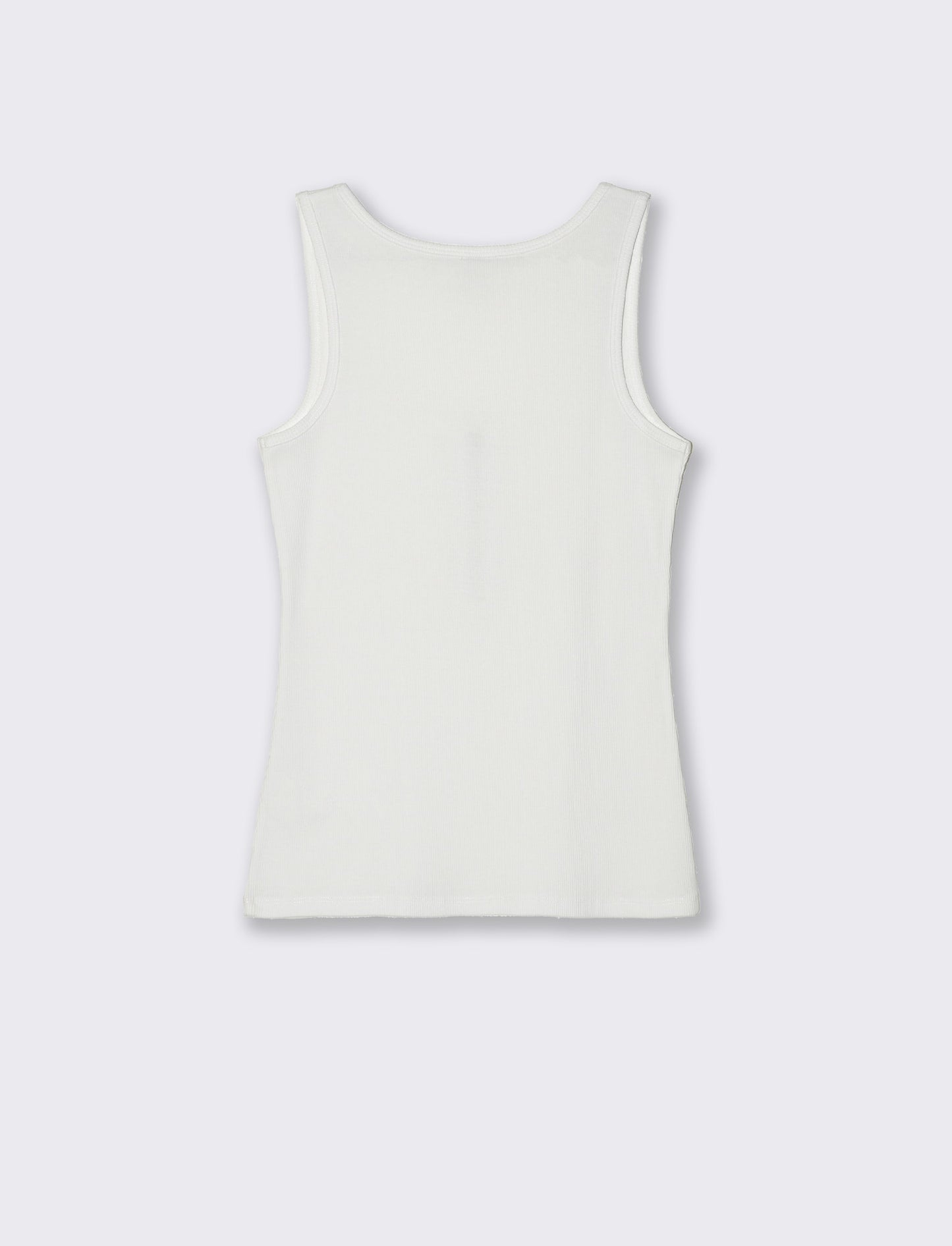 Top con zip da donna - Bianco