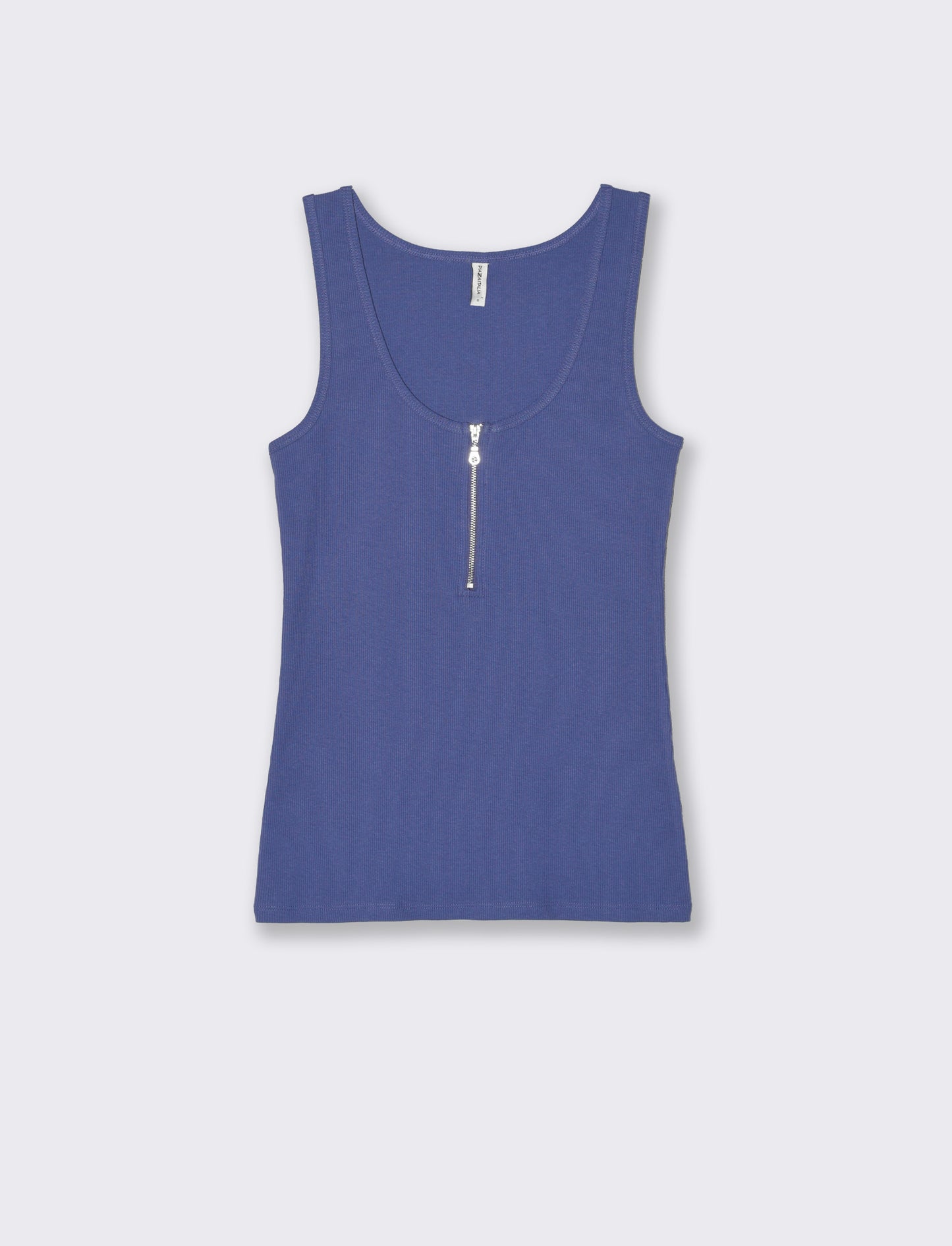 Top con zip da donna - Mirtillo