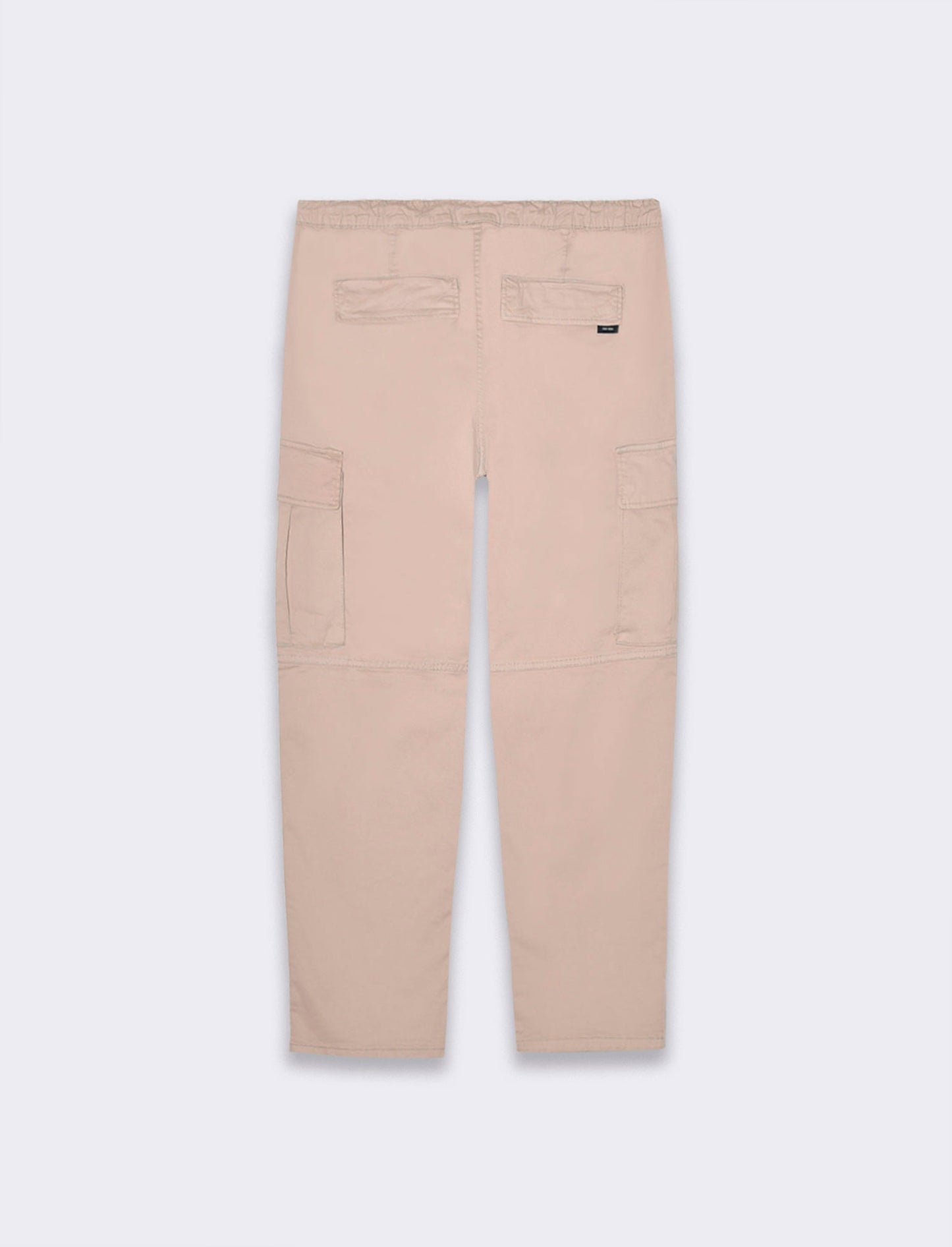 Man's relaxed twill cargo pants - Beige