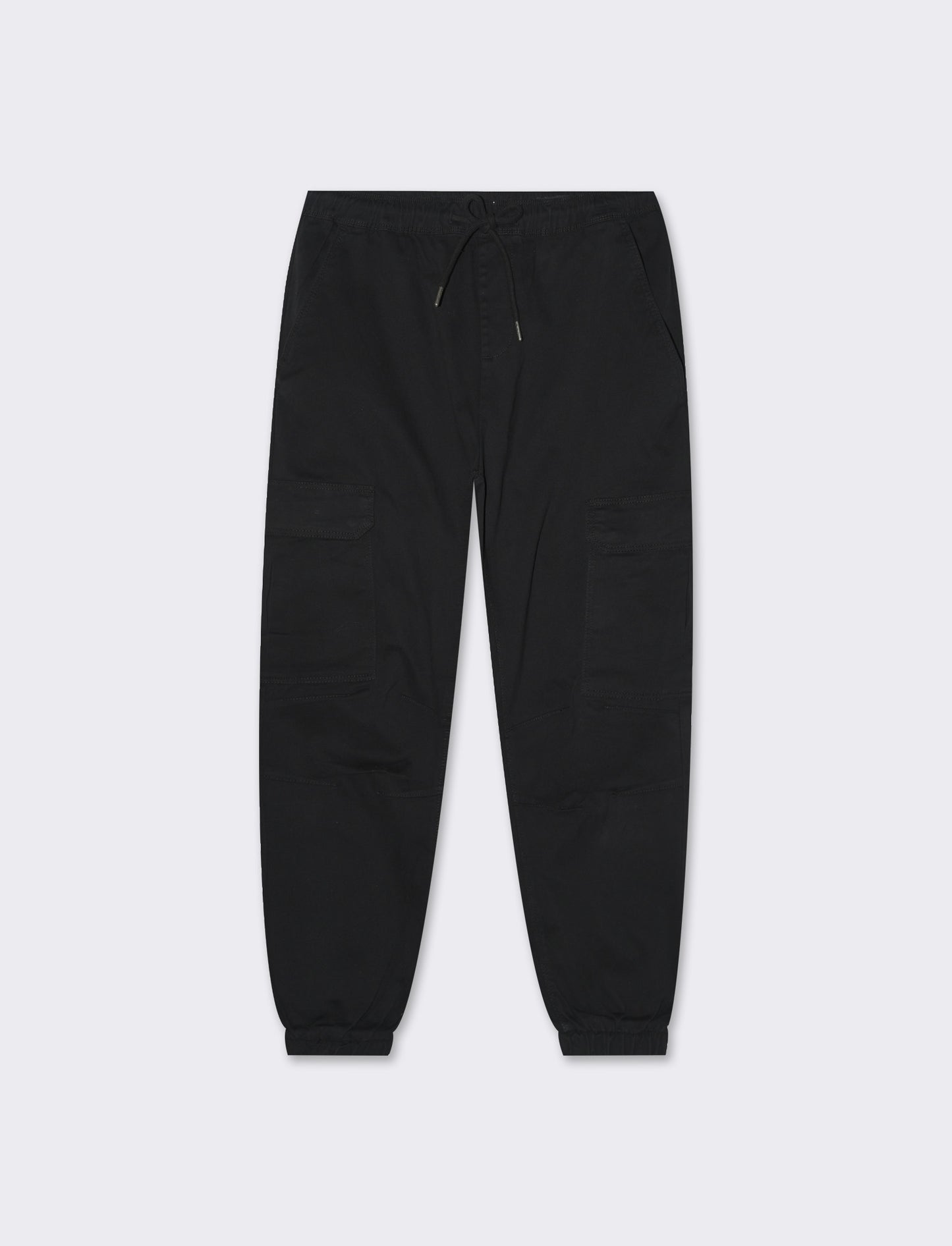 Man's slim fit cargo pants - Black