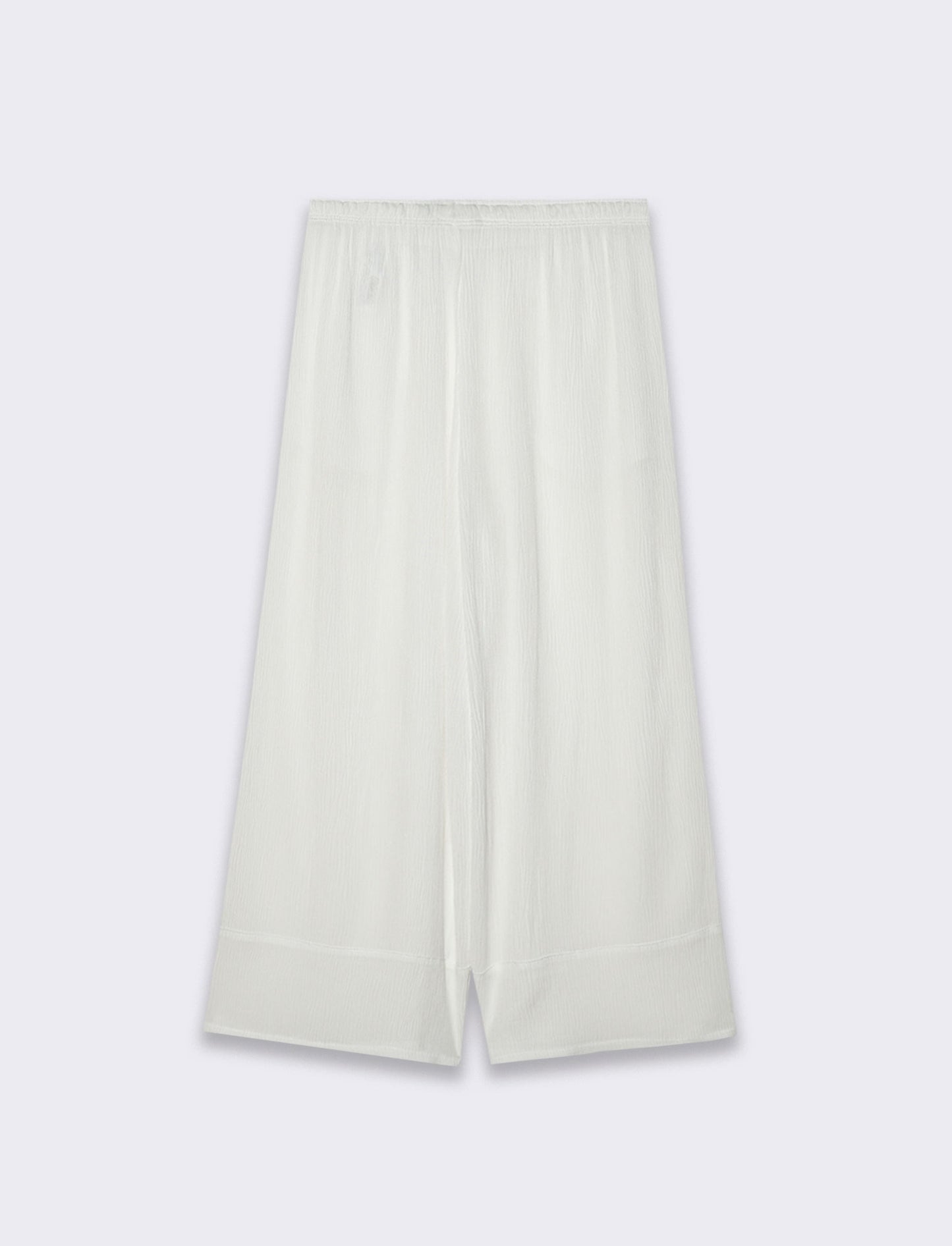 Pantalone coulotte da donna - Bianco