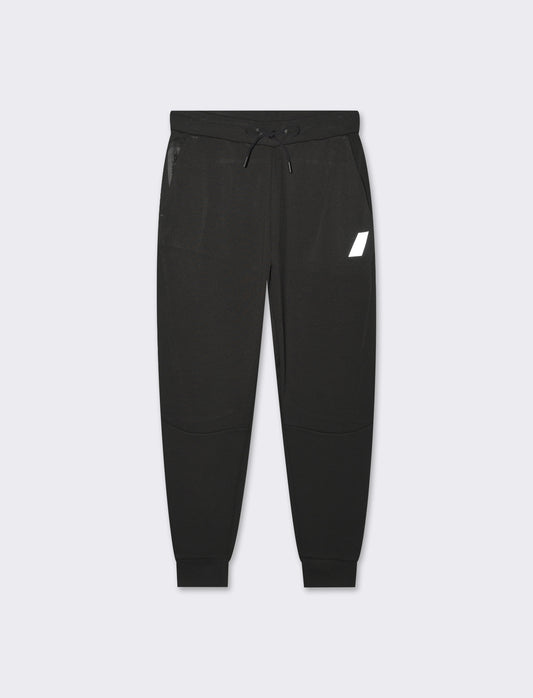 Man's interlock sports pants for active lifestyle - Black