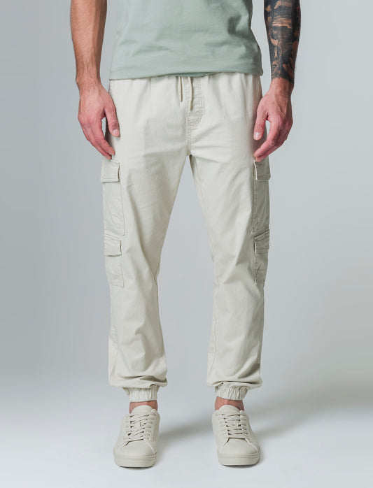 Man's rip stop cargo pants - Beige