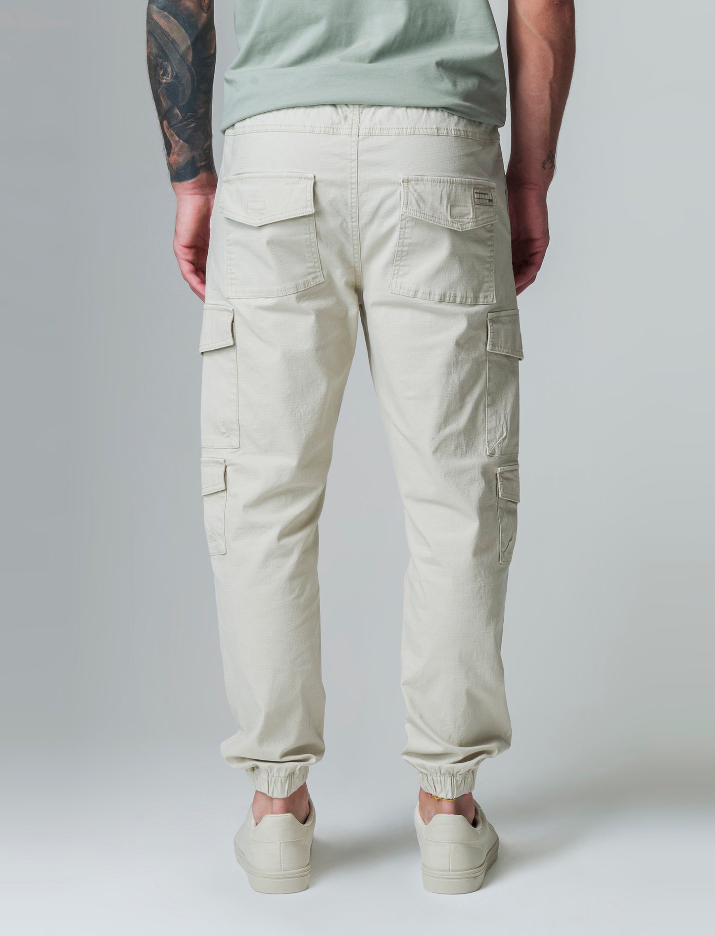 Man's rip stop cargo pants - Beige