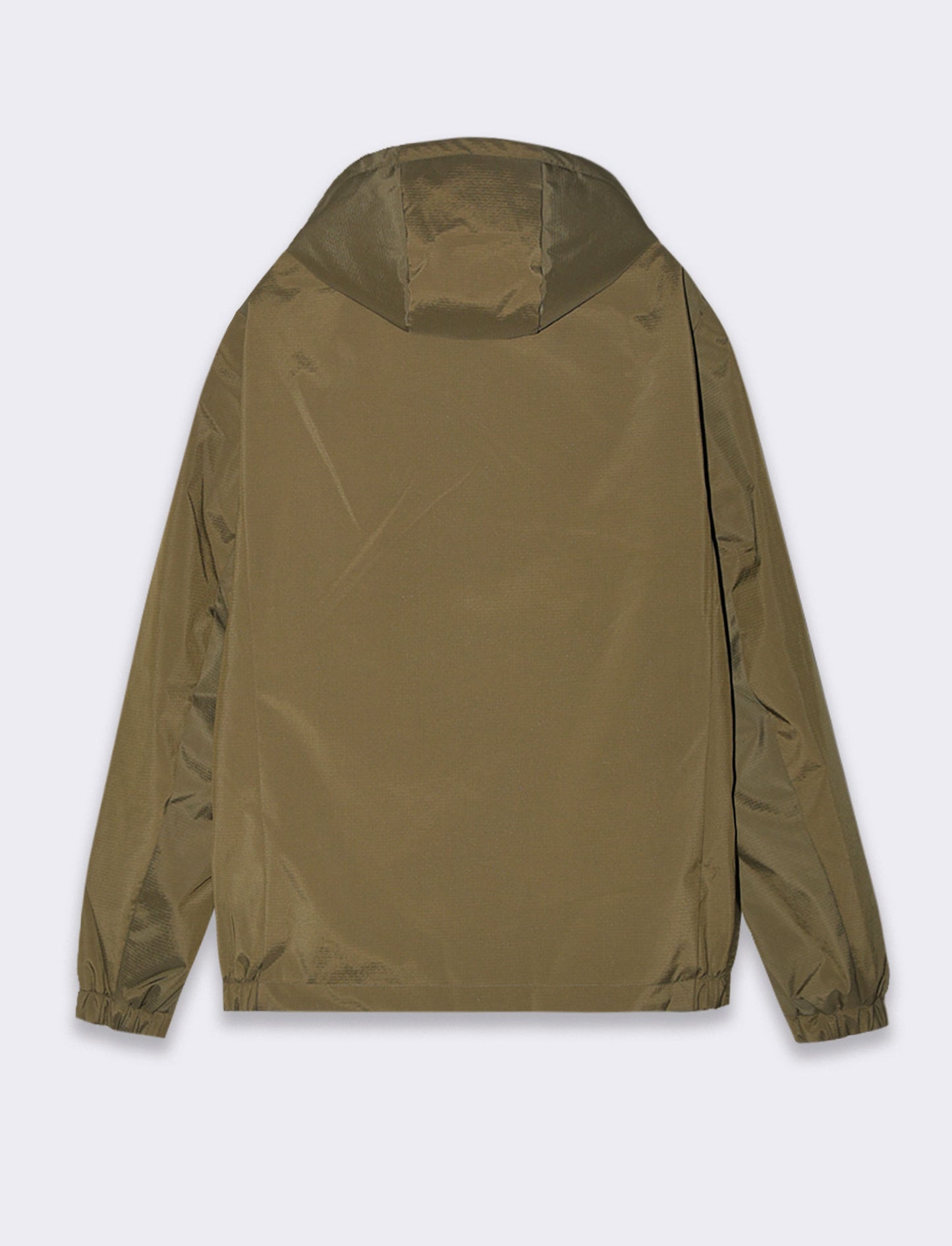 Man's windproof jacket with hood - Green