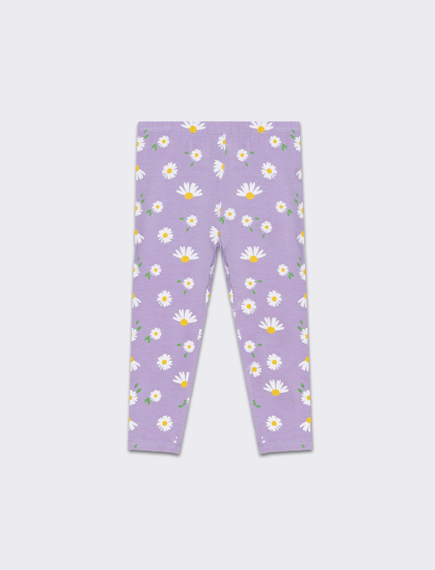 Leggings all over da neonata - Lilla