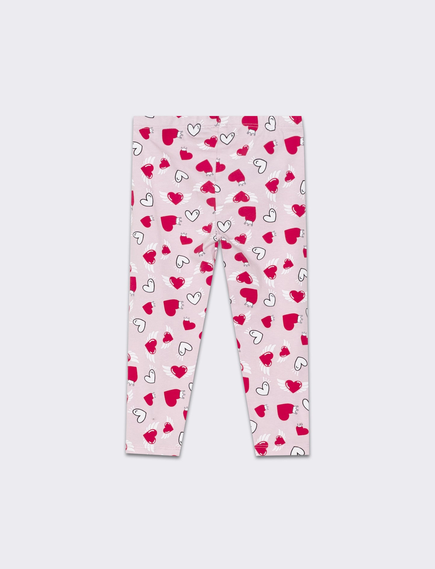 Leggings all over da neonata - Rosa