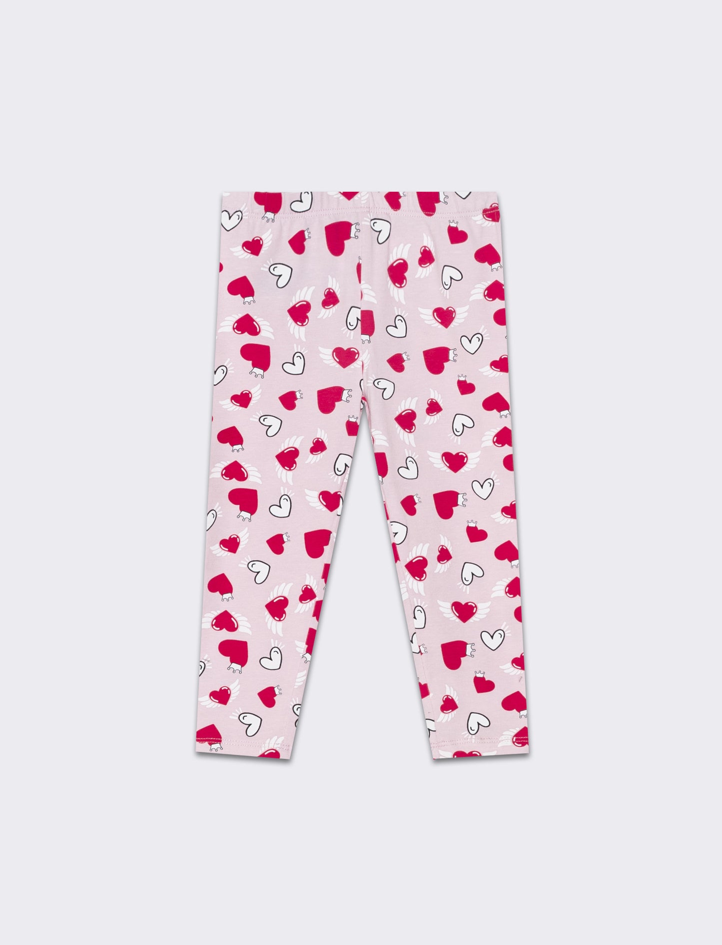 Leggings all over da neonata - Rosa