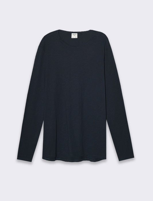 Man's basic slub cotton t-shirt - Blue