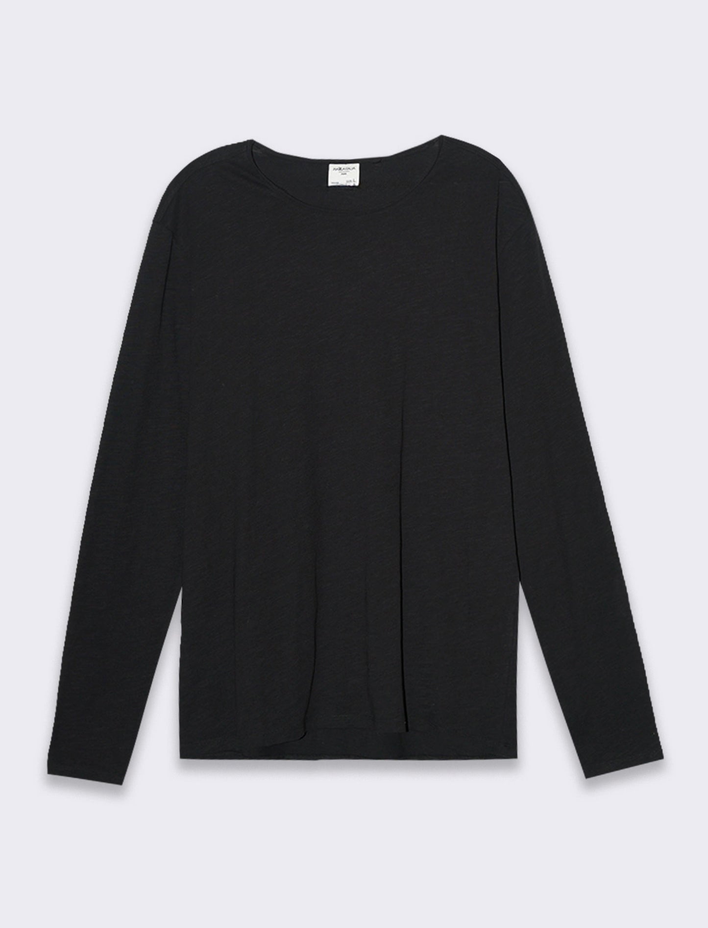 Man's basic slub cotton t-shirt - Black