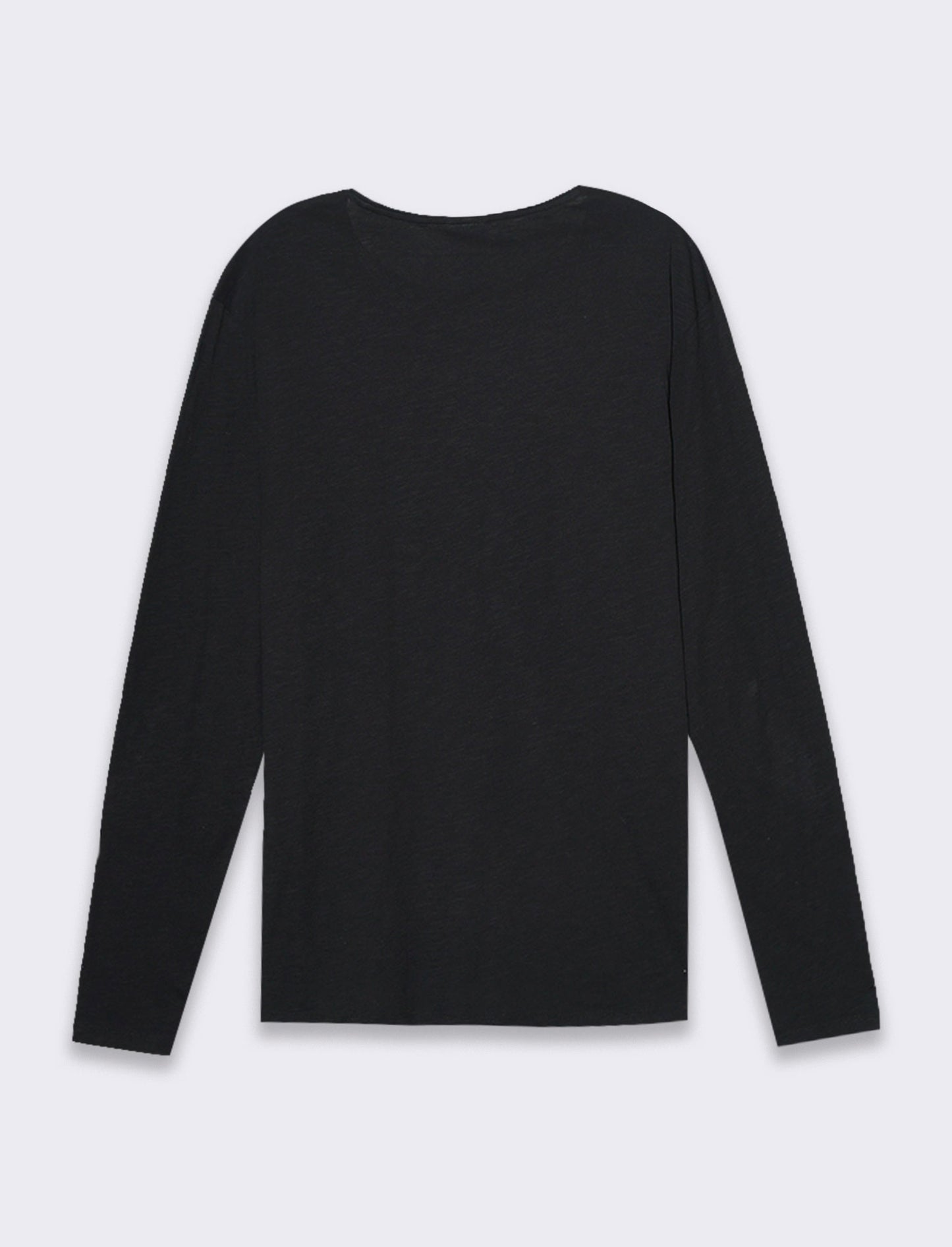 Man's basic slub cotton t-shirt - Black