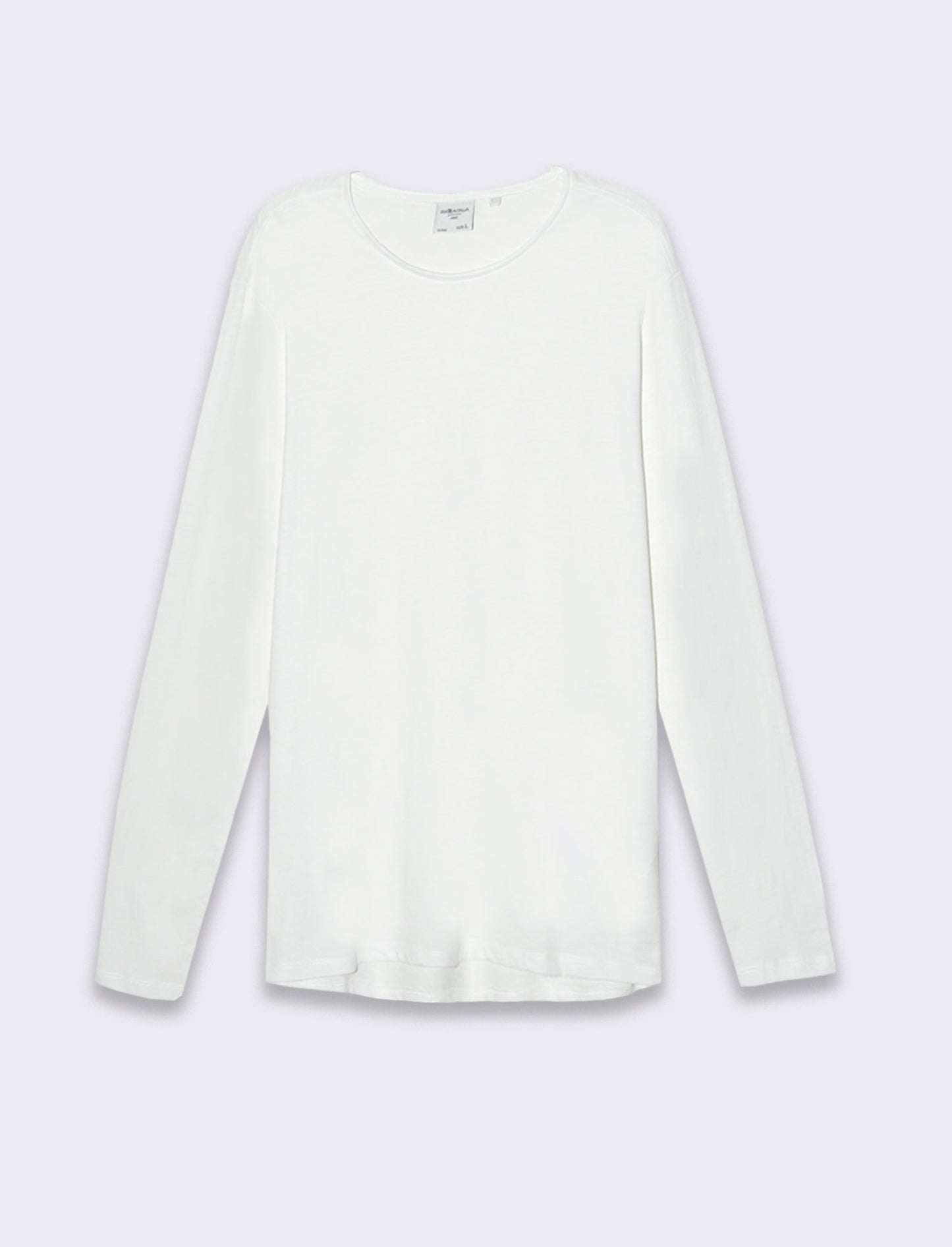 Man's basic slub cotton t-shirt - White
