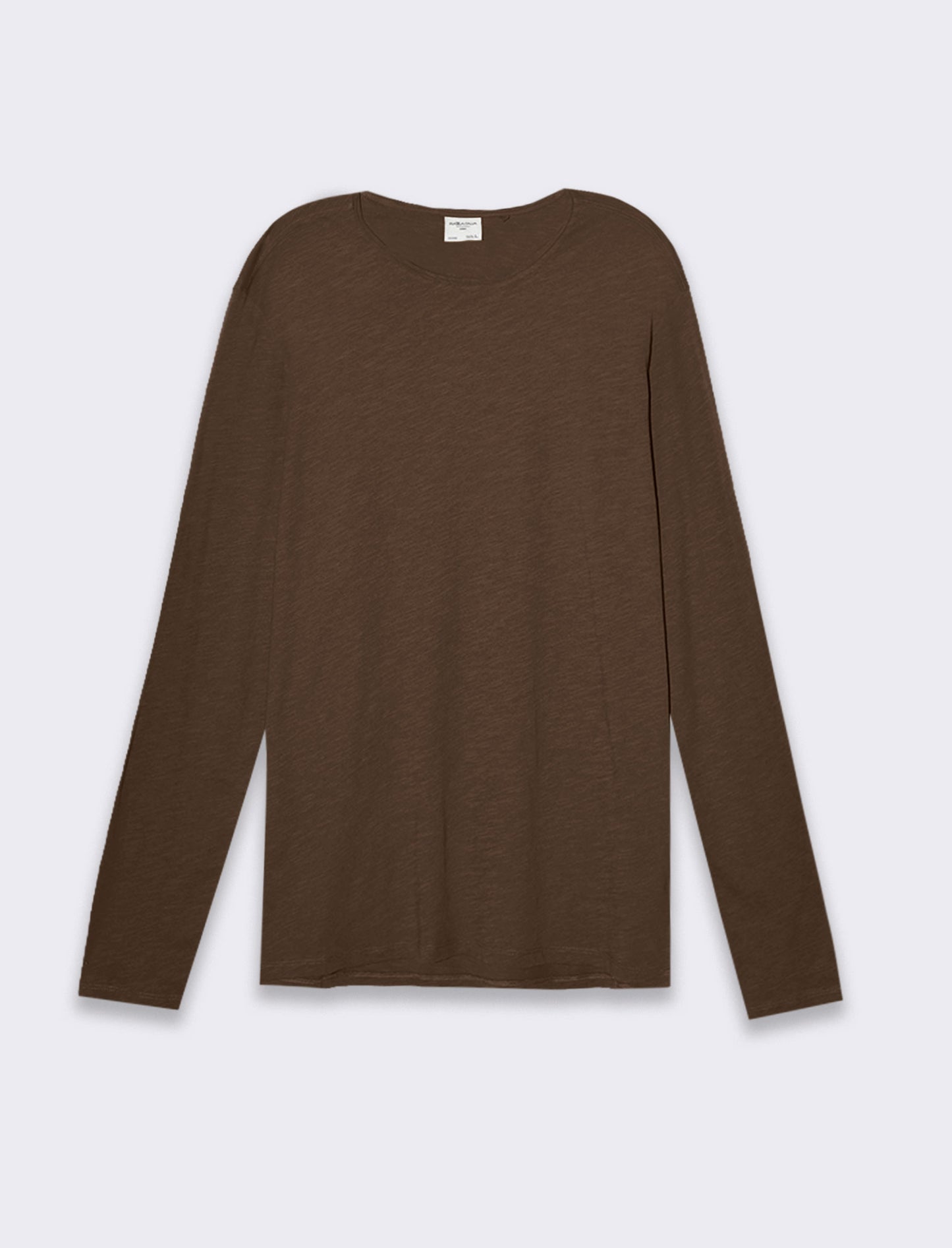 Man's basic slub cotton t-shirt - Brown
