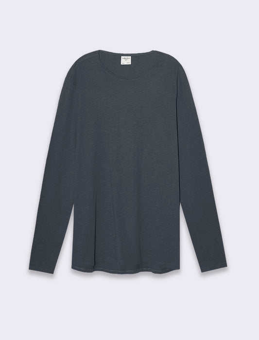 Man's basic slub cotton t-shirt - Blue
