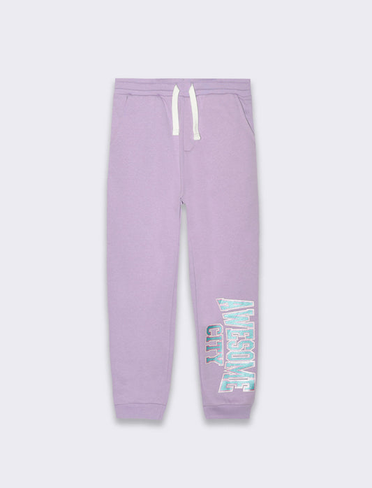 Jogger da bambina - Lilla