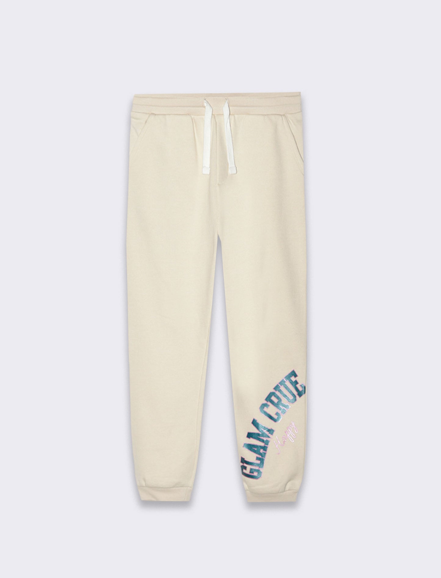 Jogger da bambina - Beige
