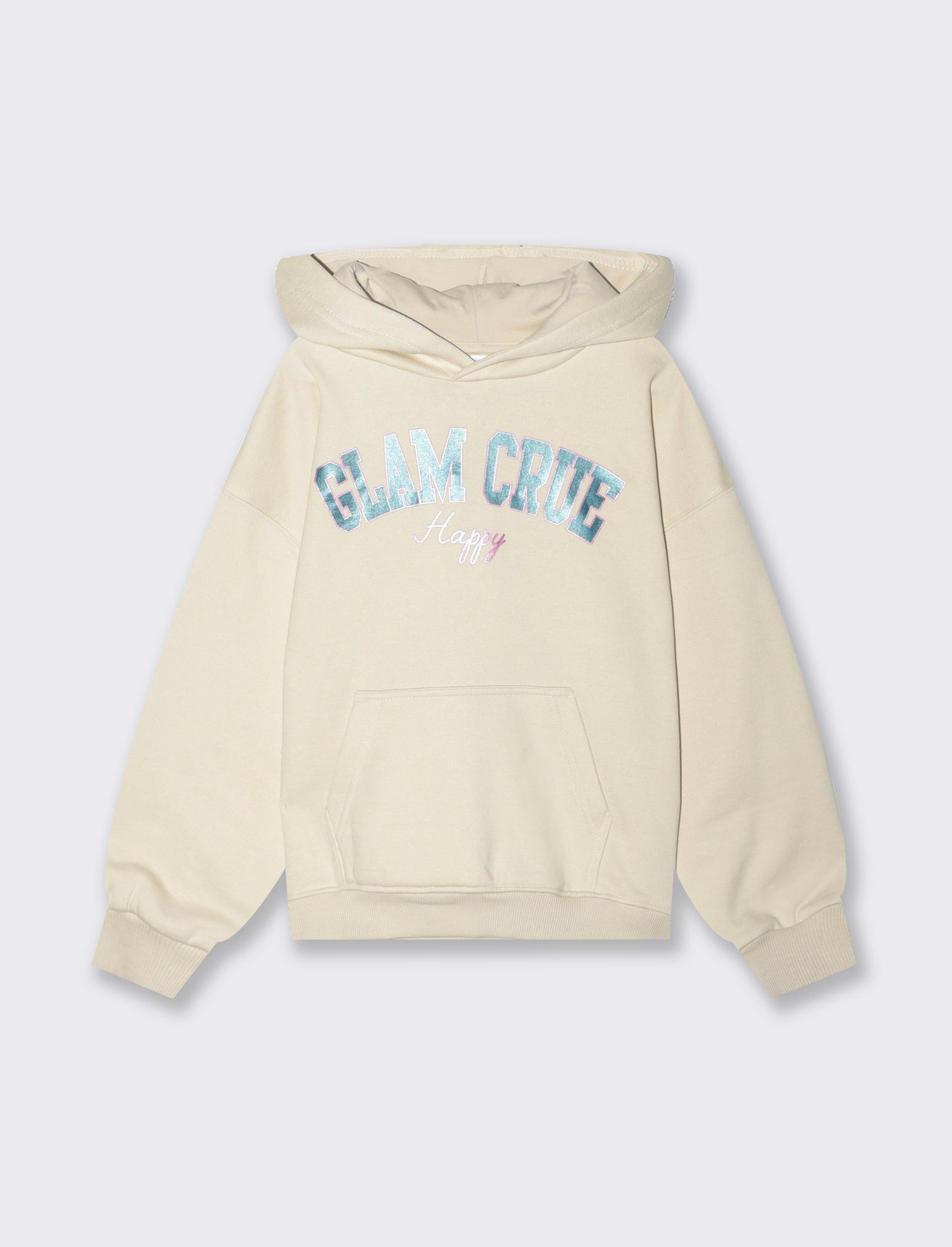Felpa tascone da bambina - Beige