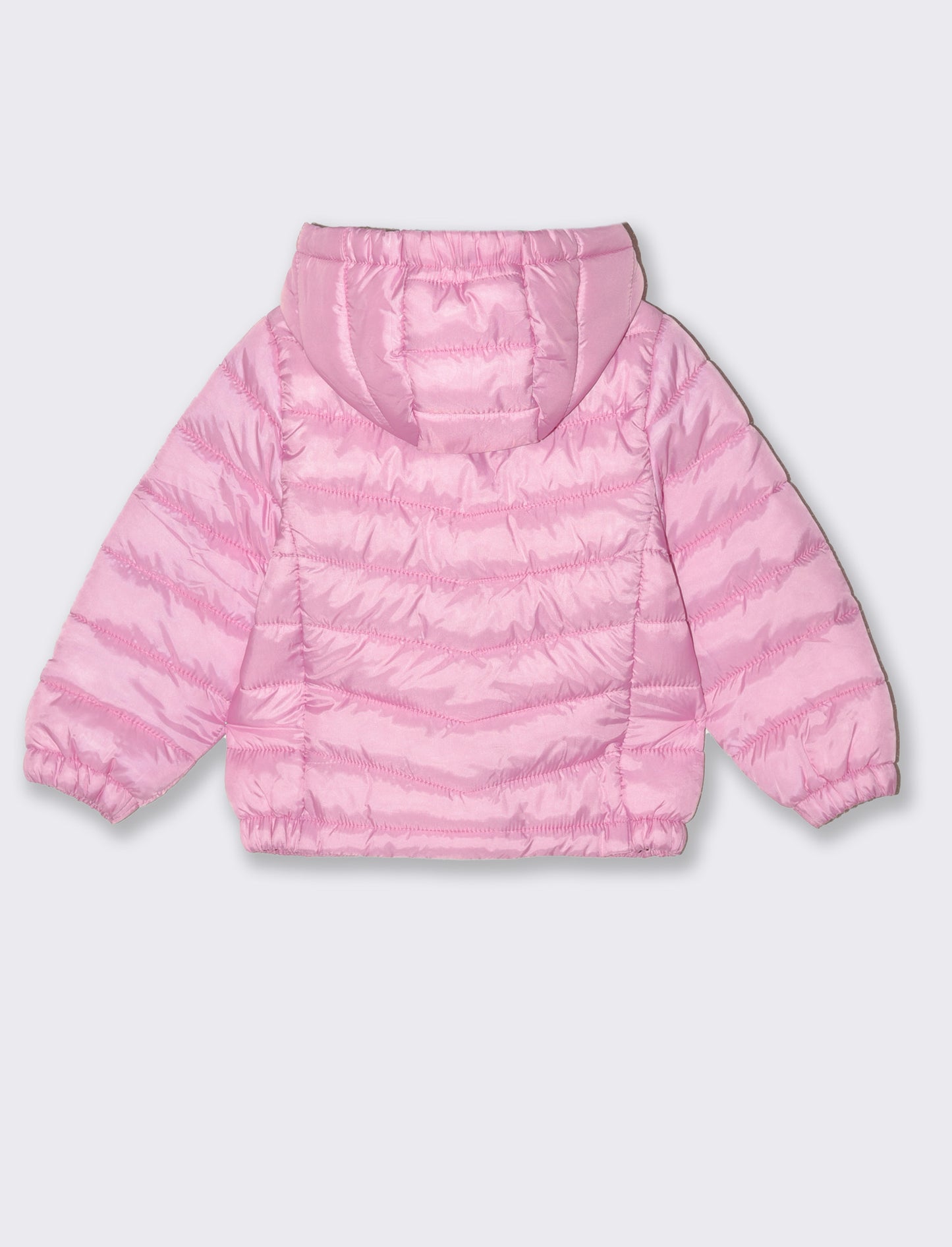 Piumino leggero con zip da neonata - Rosa
