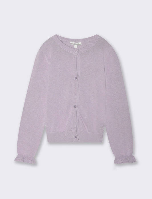 Cardigan estivo da bambina - Lilla