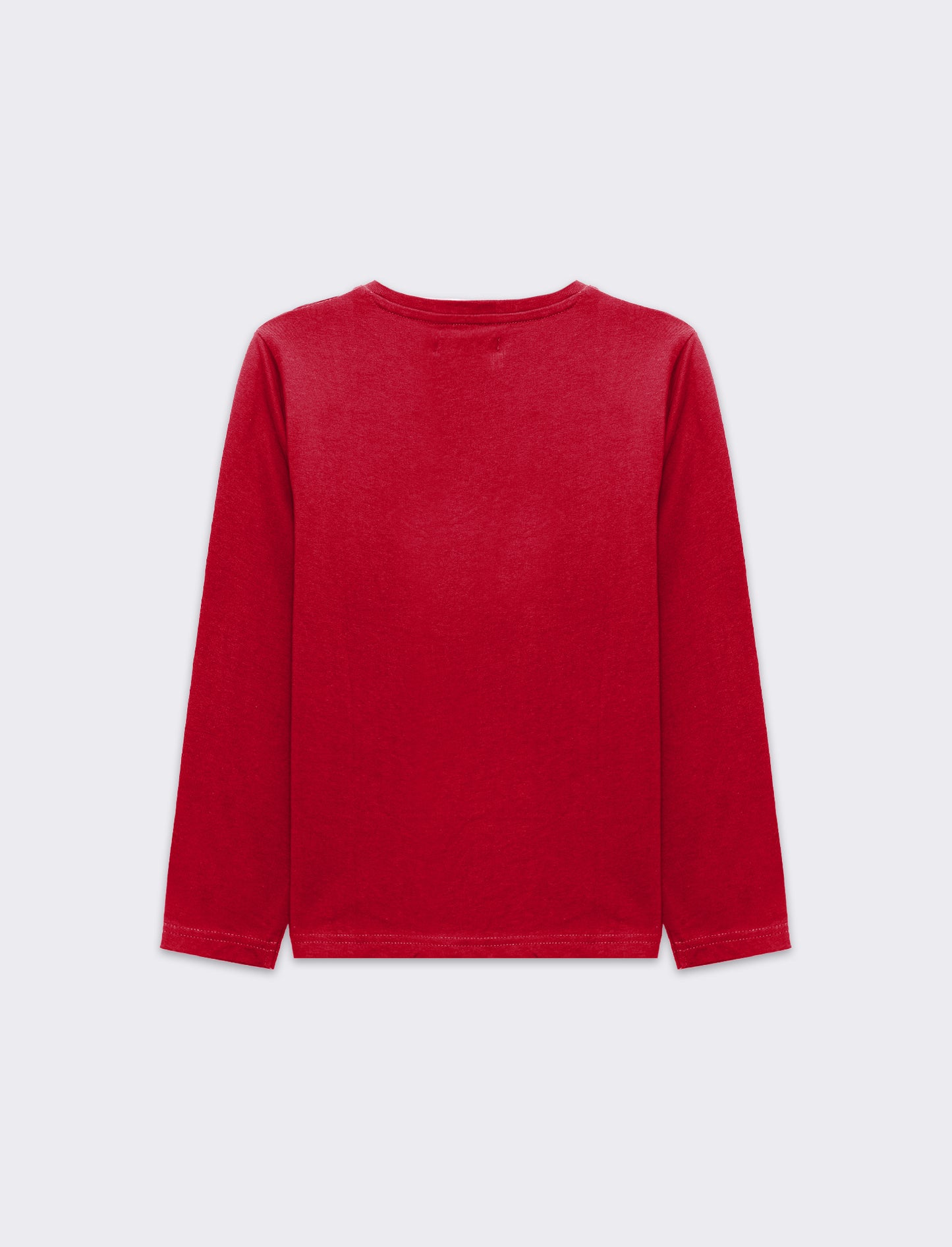 T-shirt in jersey con stampa da bambino - Rosso