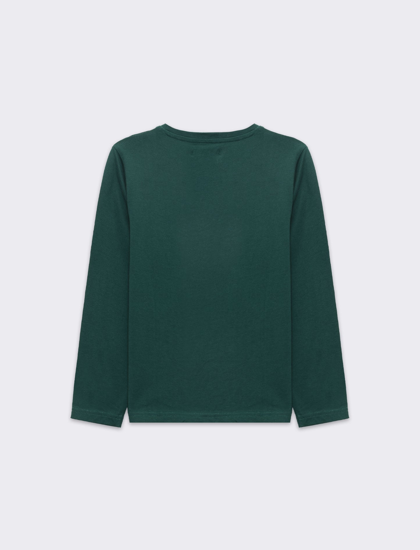 T-shirt in jersey con stampa da bambino - Verde