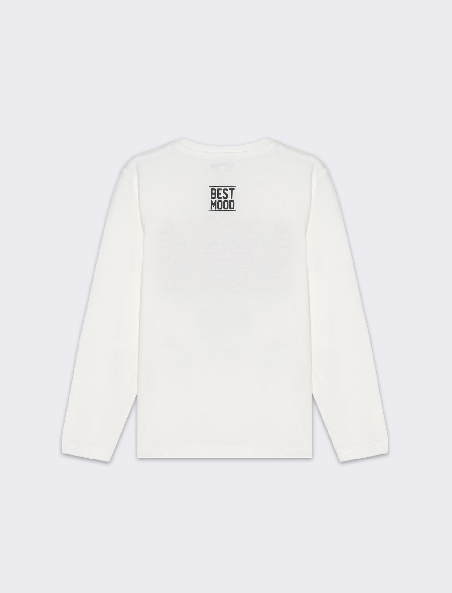 T-shirt girocollo da bambino - Bianco latte