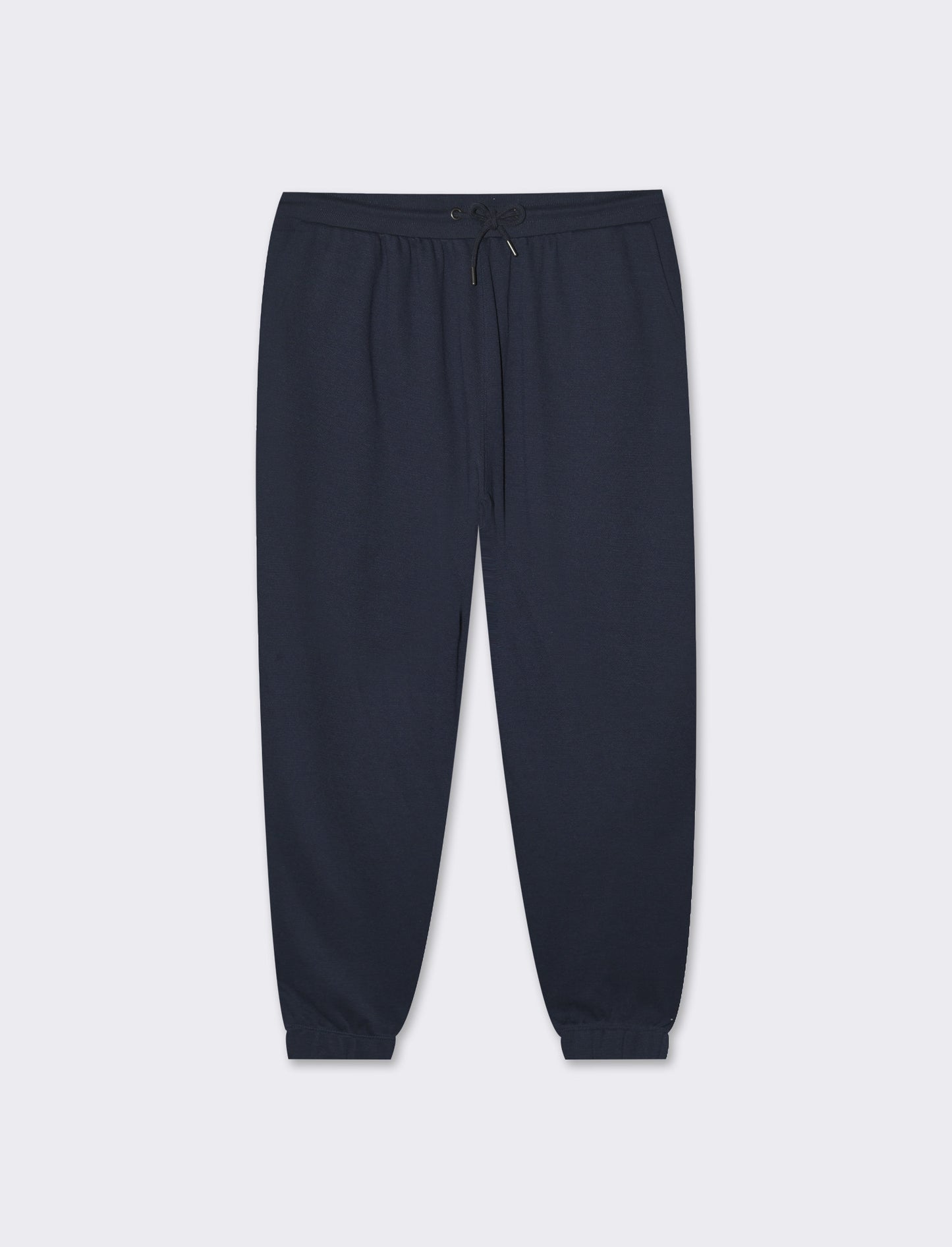 Man's basic piquet jogger pants - Blue