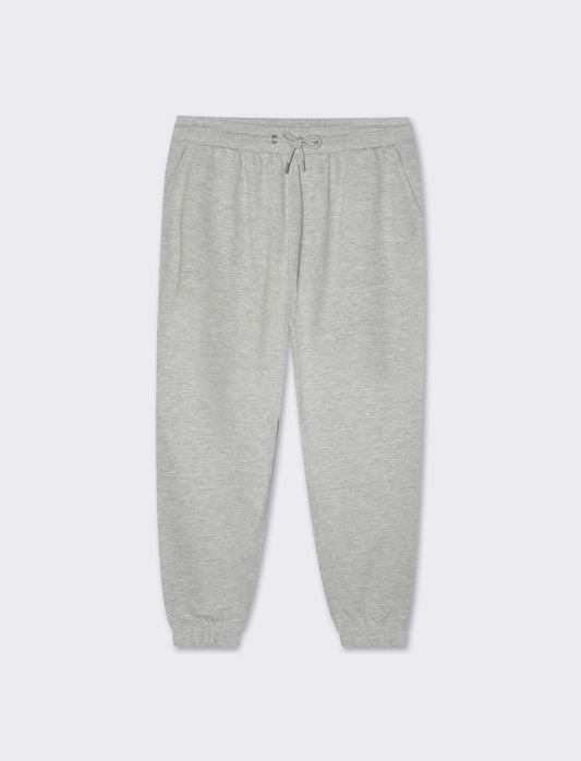 Man's basic piquet jogger pants - Grey