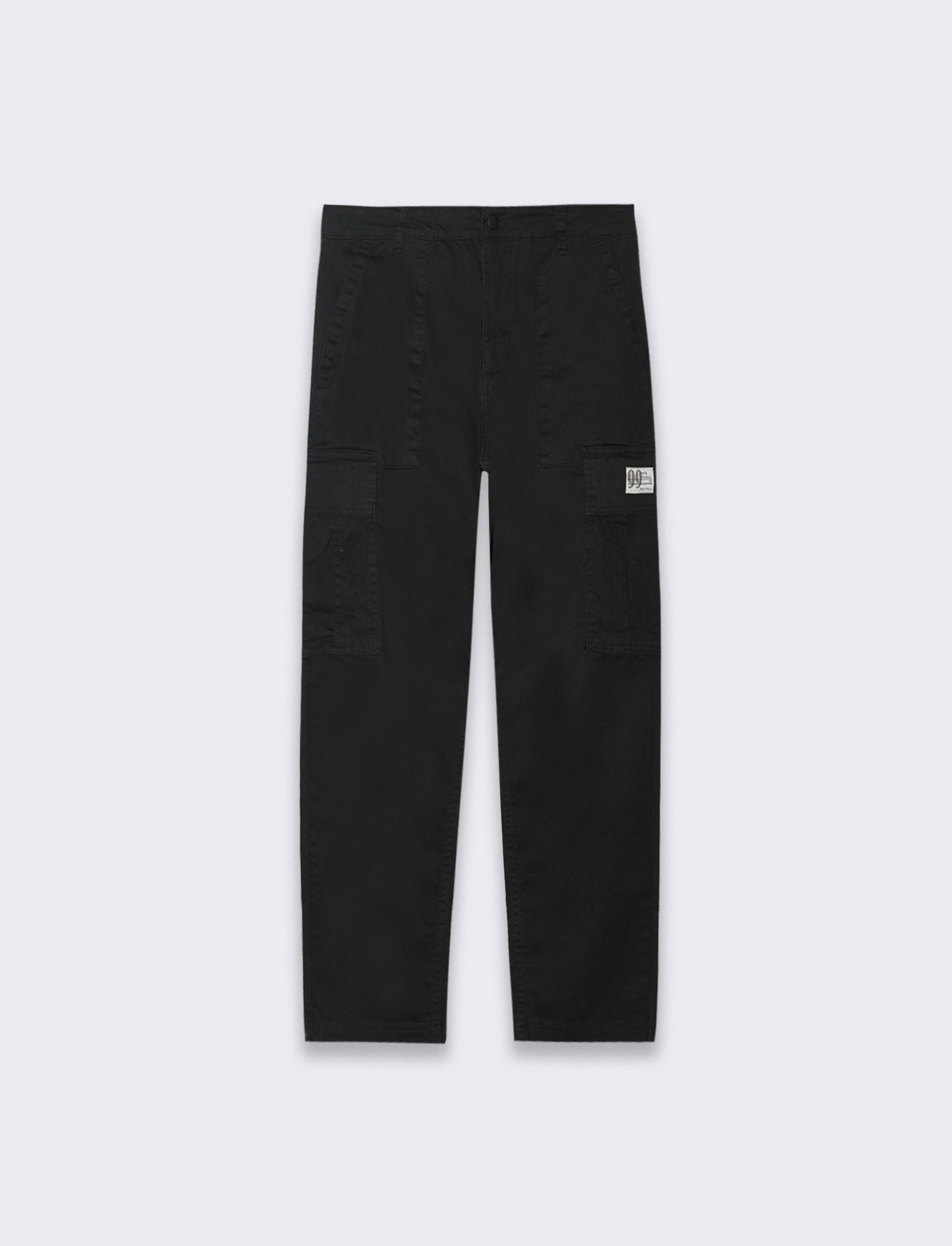 Pantaloni relaxed cargo fit da uomo - Nero