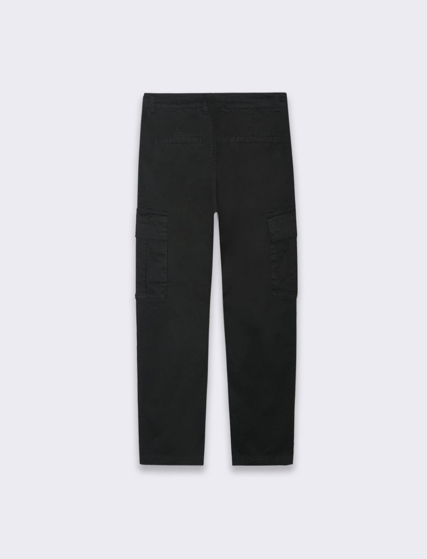 Pantaloni relaxed cargo fit da uomo - Nero