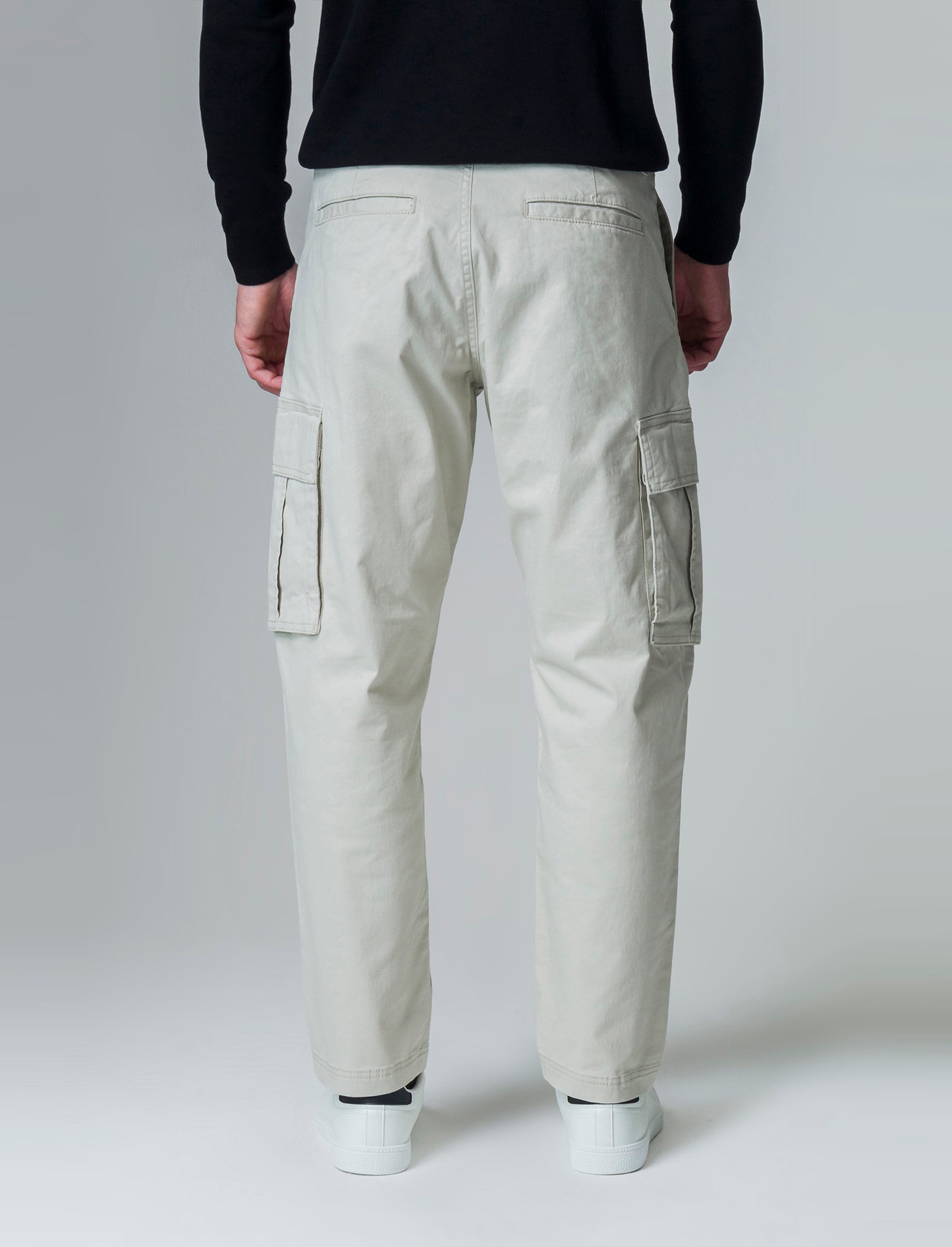 Man's relaxed fit cargo pants - Grey