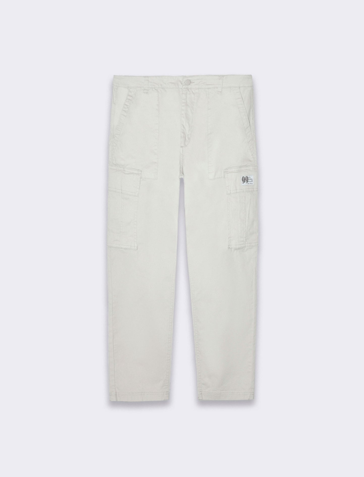 Man's relaxed fit cargo pants - Grey