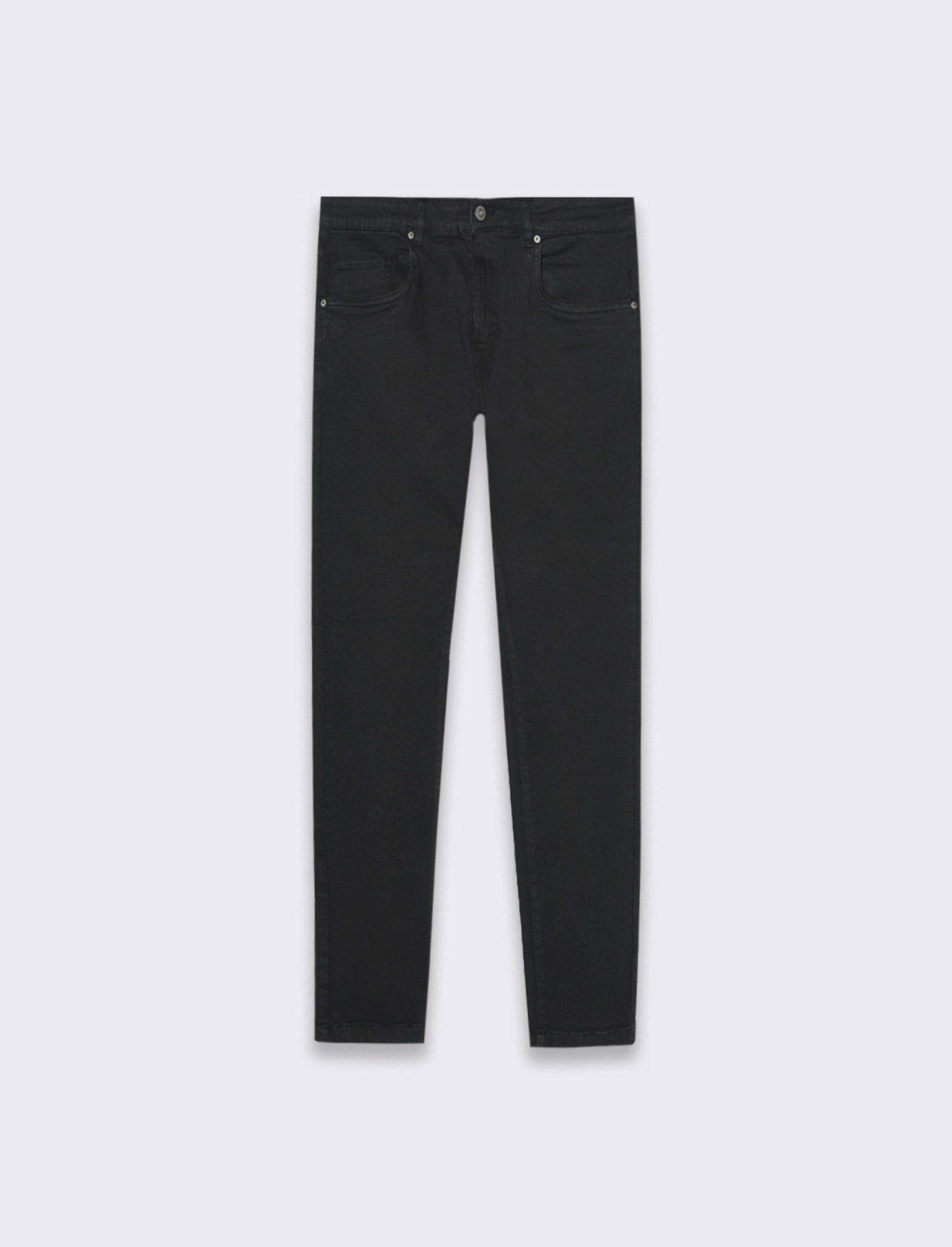 Pantaloni 5 tasche slim fit da uomo - Nero
