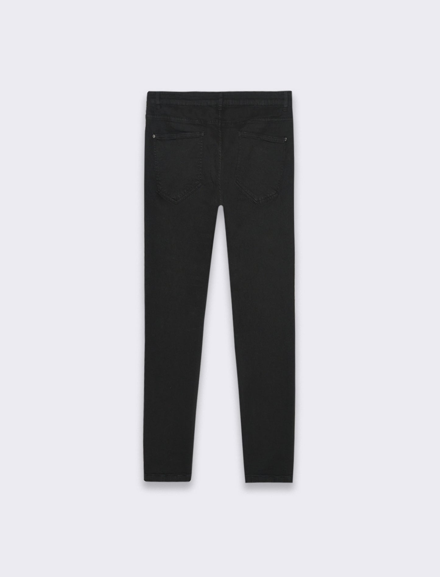Pantaloni 5 tasche slim fit da uomo - Nero