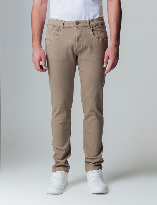 Man's slim fit 5 pocket pants - Grey