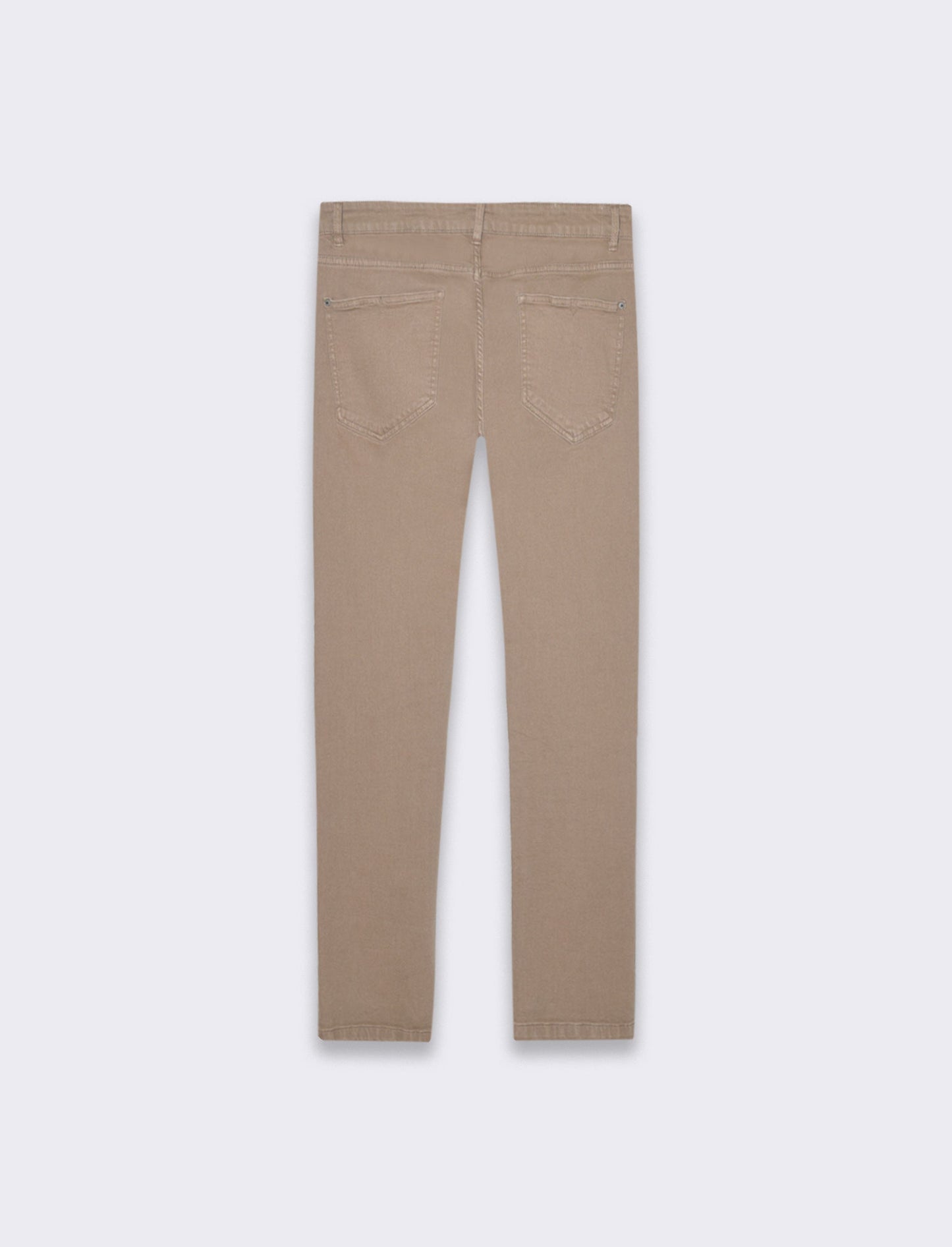 Pantaloni 5 tasche slim fit da uomo - Grigio tortora