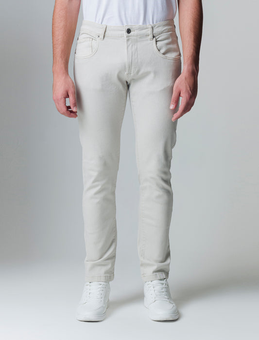 Man's slim fit 5 pocket pants - Grey