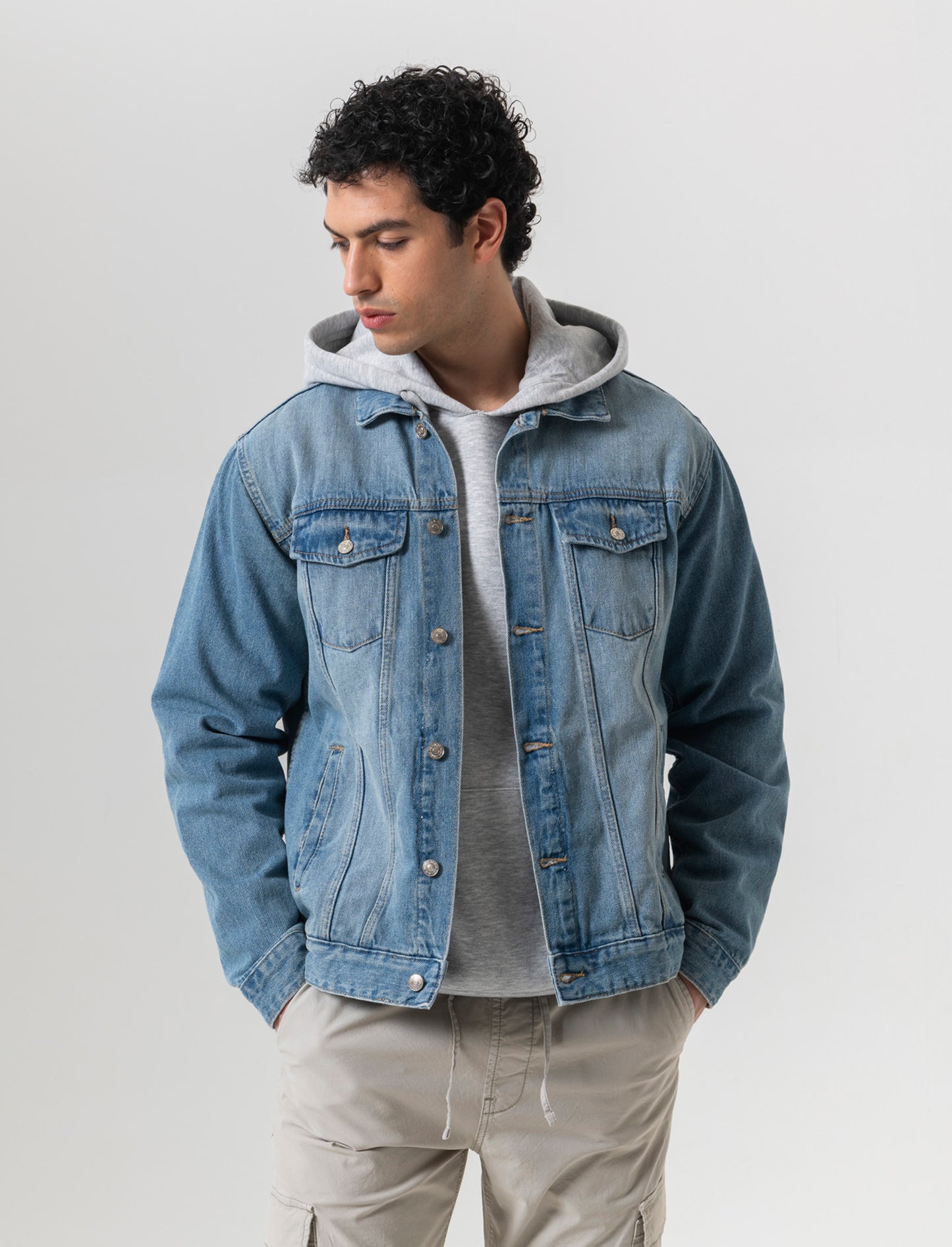 Giubbotto in denim da uomo - Denim