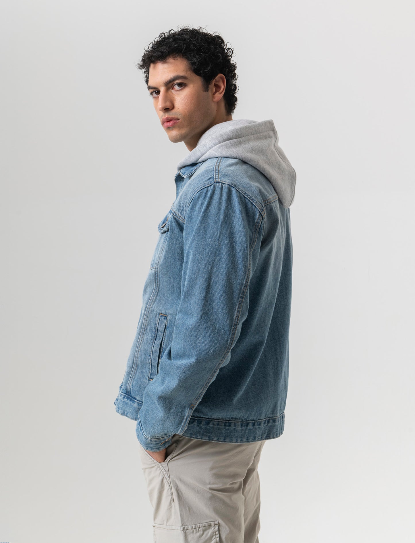 Giubbotto in denim da uomo - Denim
