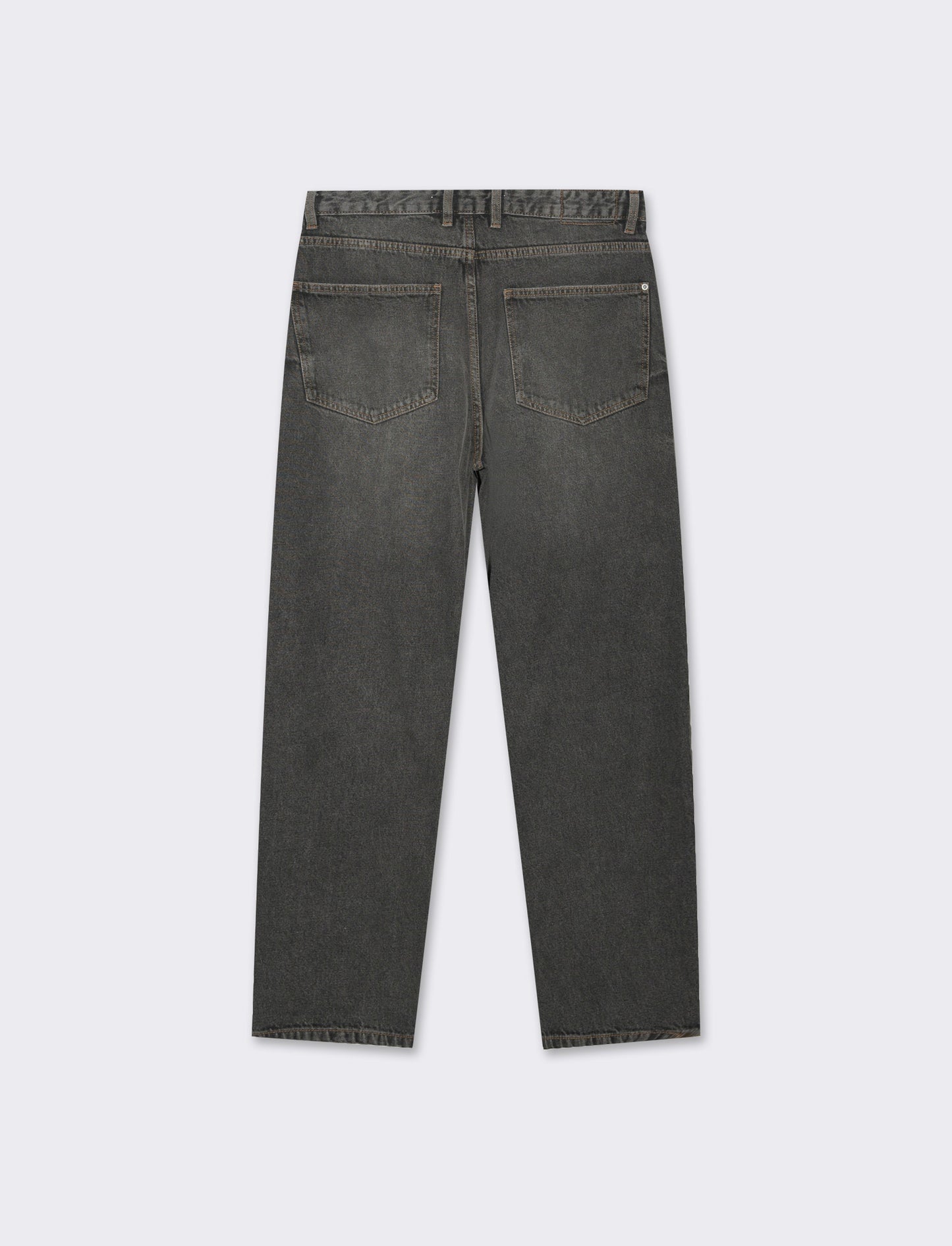 Man's extra loose fit gray denim jeans - Grey