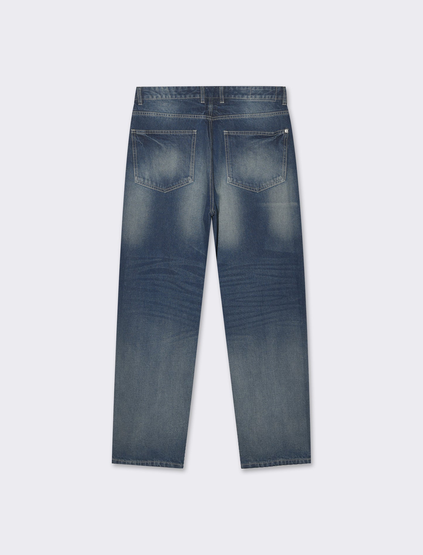 Jeans denim scuro extra loose fit da uomo - DENIM SCURO