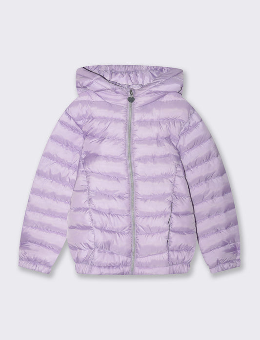 Piumino leggero da bambina - Lilla