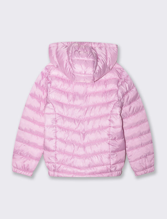 Piumino leggero da bambina - Rosa