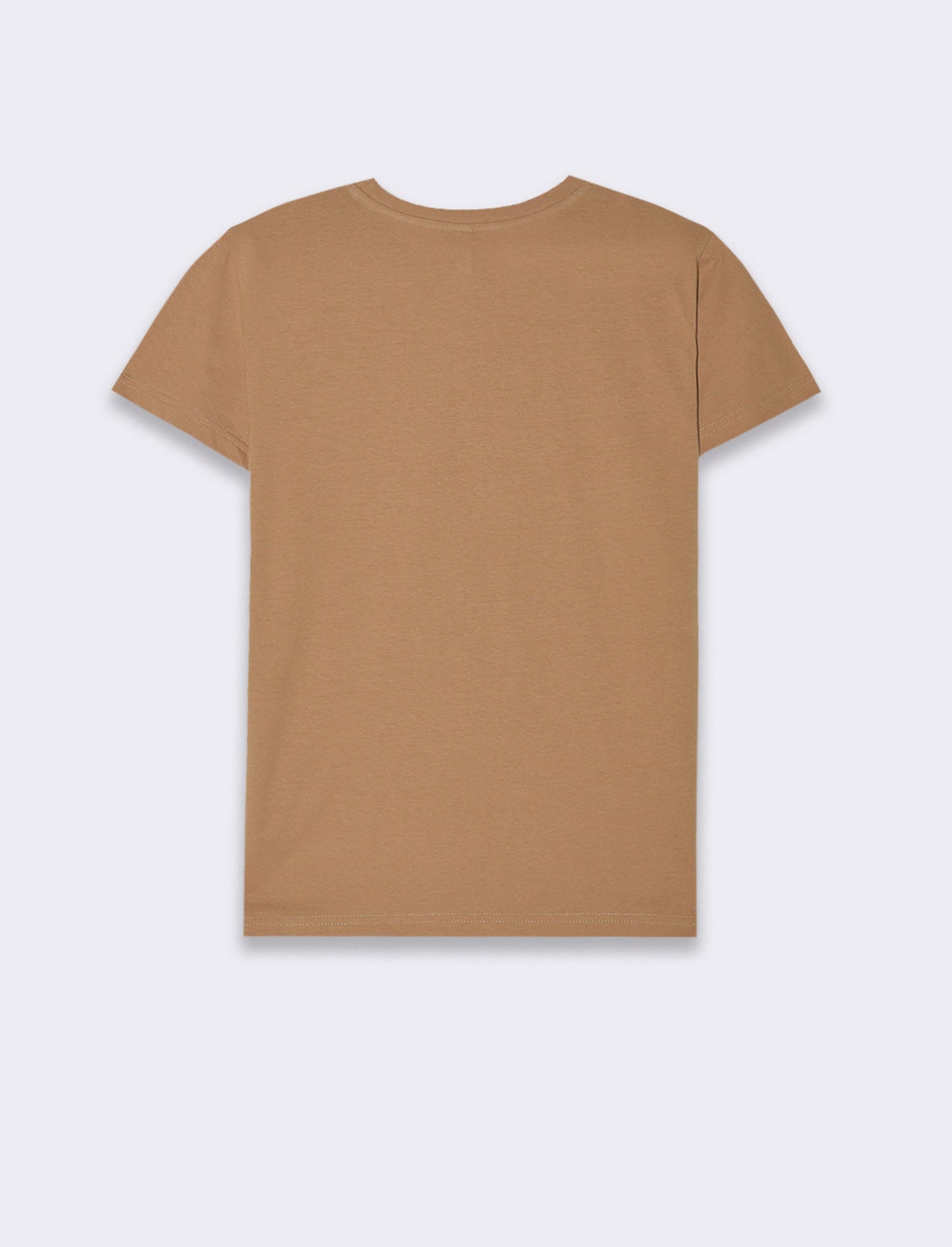 Woman's printed graphic t-shirt for casual wear - Beige