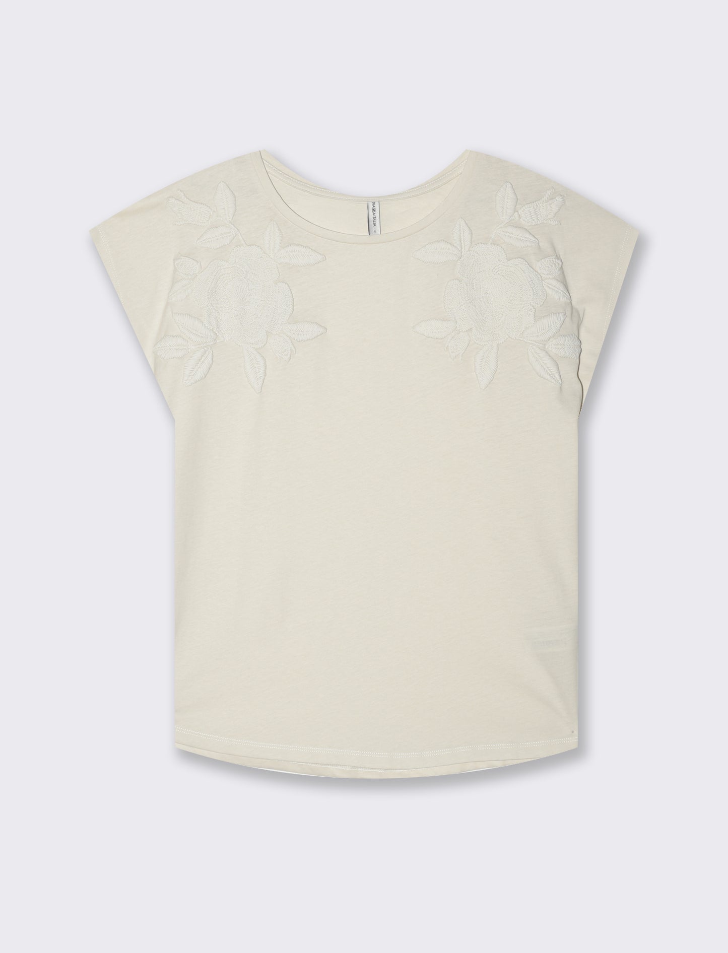 T-shirt con stampa da donna - Avorio