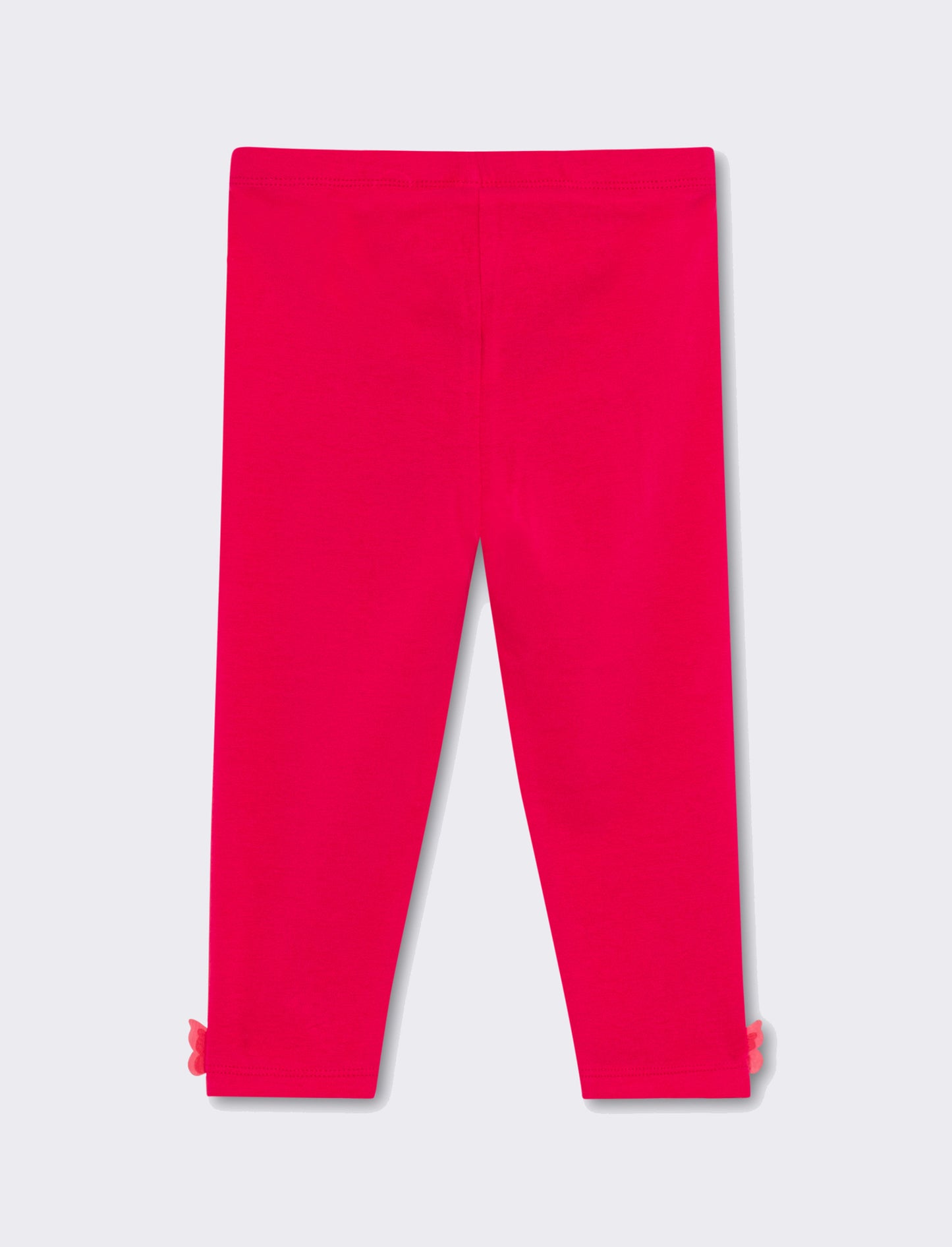 Leggings con applicazione da neonata - Fuxia