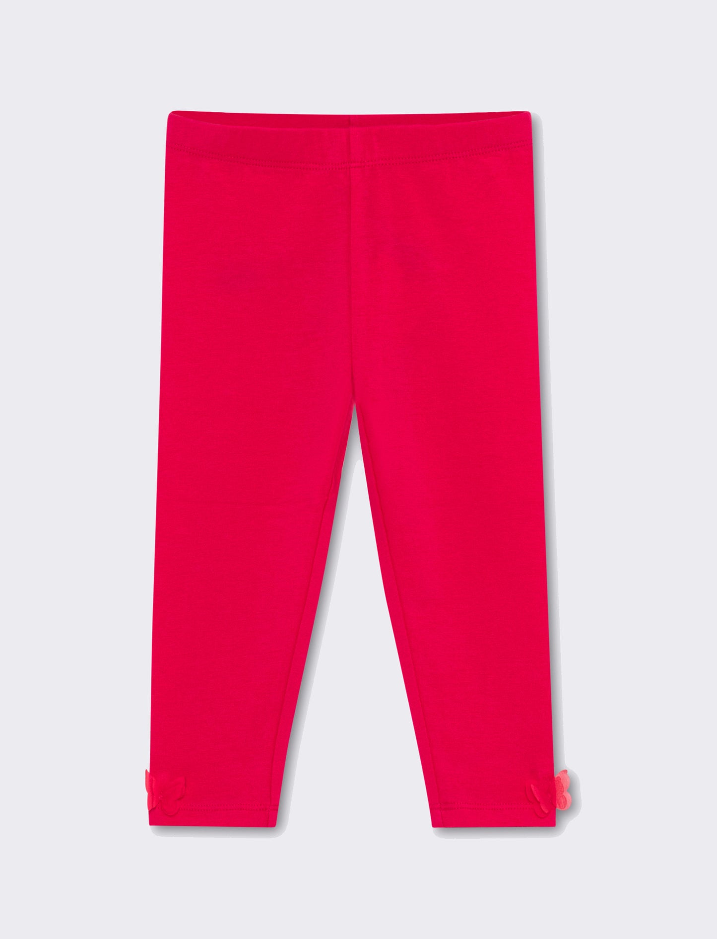 Leggings con applicazione da neonata - Fuxia